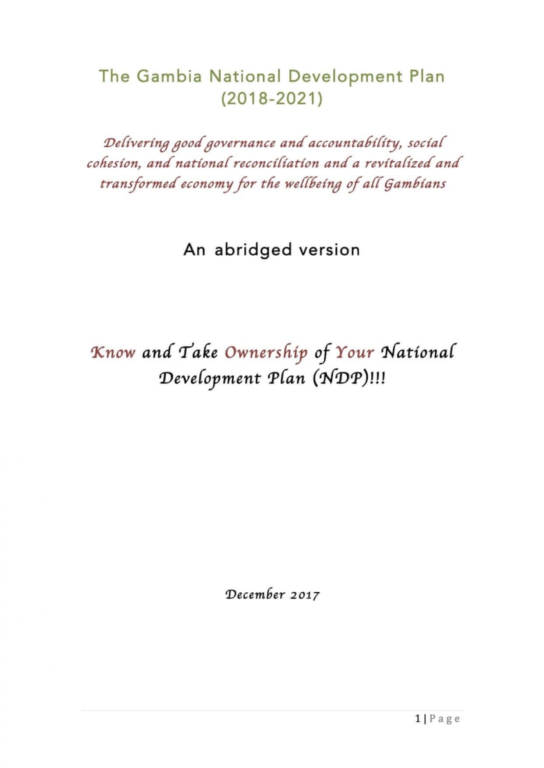 Resources – The Gambia National Youth Council