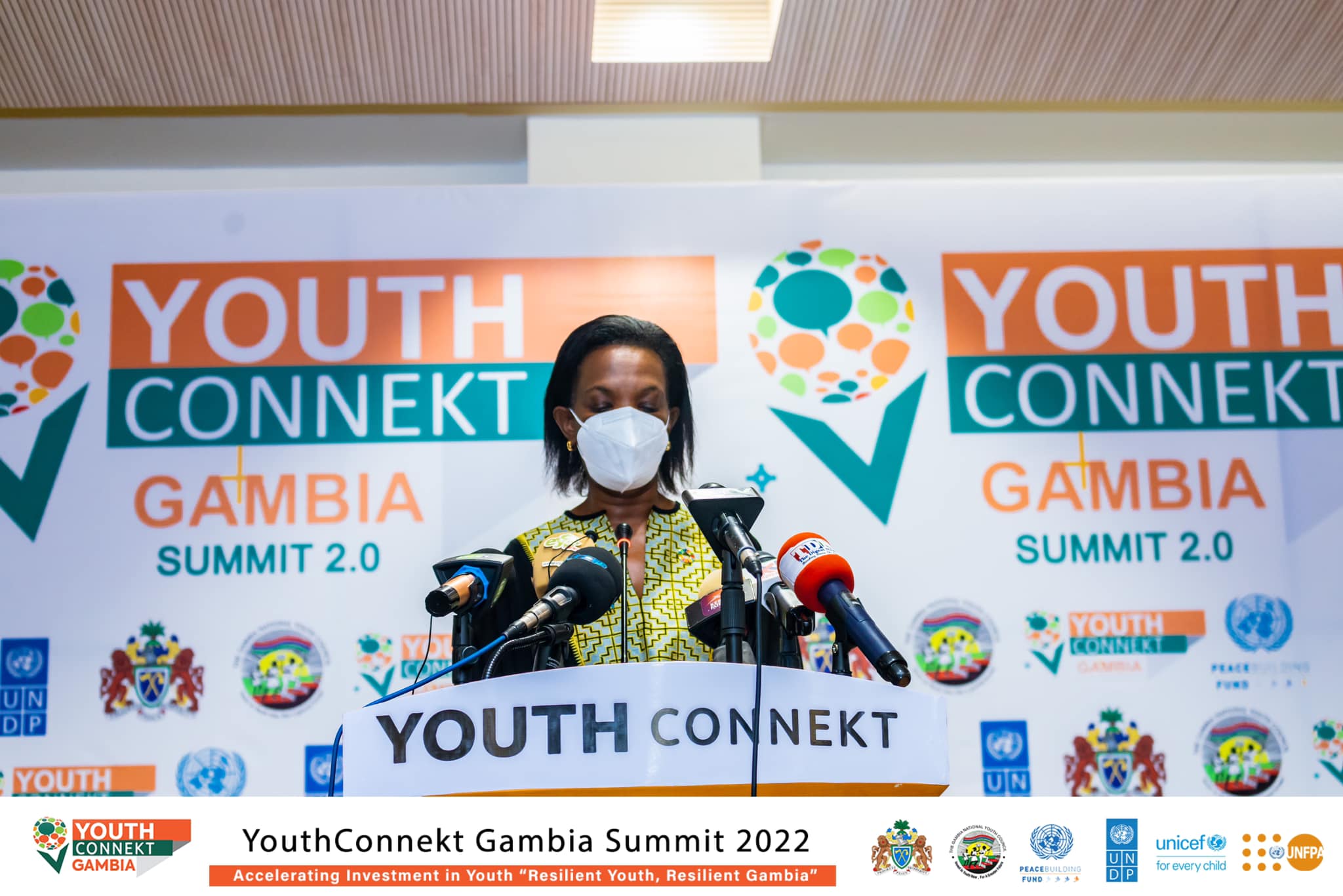 Sights from the opening ceremony of the 2nd YouthConnekt Gambia Summit
