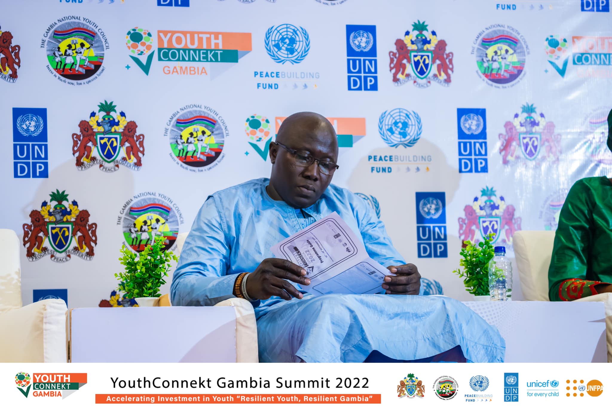 Sights from the opening ceremony of the 2nd YouthConnekt Gambia Summit